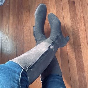 Donald J Pliner Jamey tall stretch boot suede